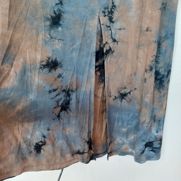 DISSH Millen Blue Tie Dye Midi Dress Size XL - Picture 10 of 12